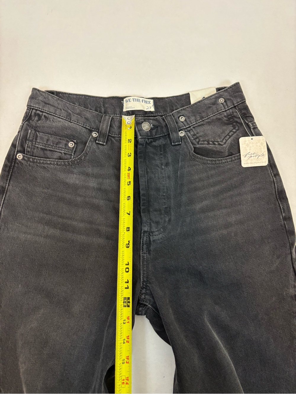 Free People Eden High Slouchy Flare Jeans in 11th Hour Size 27 - Picture 12 of 14
